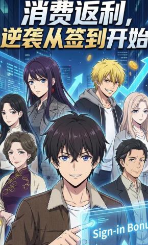 短剧《消费返利，逆袭从签到开始》海报
