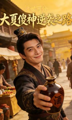短剧《大夏傻神逆袭之路》海报