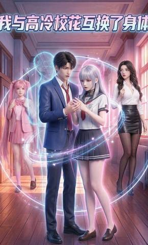 短剧《我与高冷校花互换了身体》海报