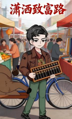 短剧《潇洒致富路》海报