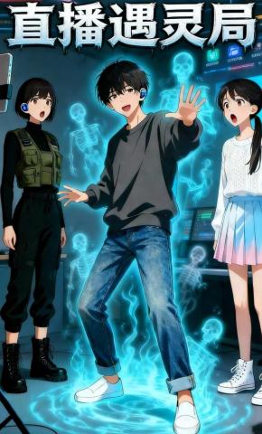 短剧《直播遇灵局》海报