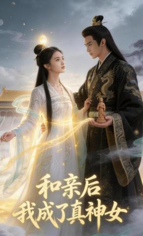短剧《和亲后，我成了真神女》海报