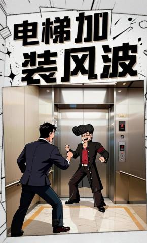 短剧《电梯加装风波》海报