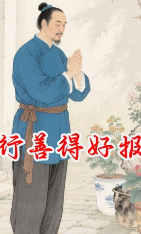 短剧《行善得好报》海报