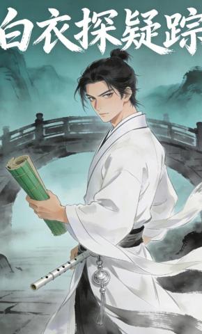 短剧《白衣探疑踪》海报