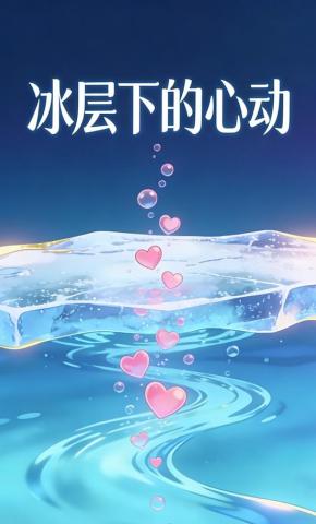 短剧《冰层下的心动》海报