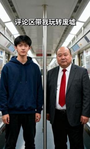 短剧《评论区带我玩转废墟》海报