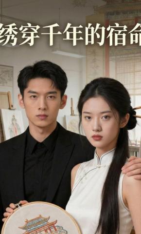 短剧《绣穿千年的宿命》海报