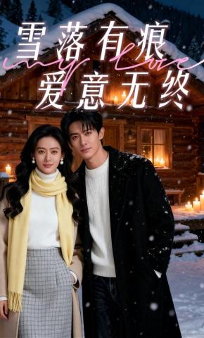 短剧《雪落有痕，爱意无终》海报