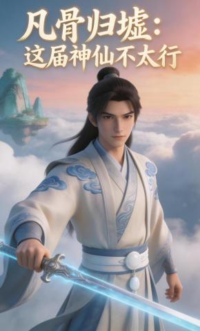 短剧《凡骨归墟：这届神仙不太行》海报