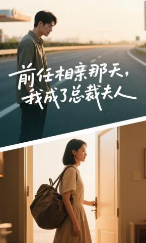 短剧《前任相亲那天，我成了总裁夫人》海报