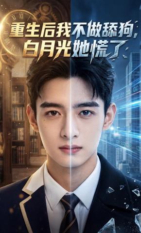 短剧《重生后我不做舔狗，白月光她慌了》海报