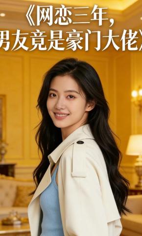 短剧《网恋三年，男友竟是豪门大佬》海报