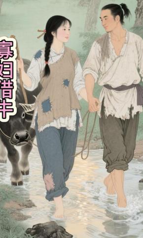 短剧《寡妇借牛》海报