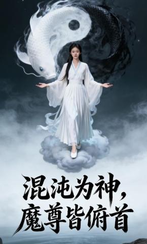 短剧《混沌为神，魔尊皆俯首》海报