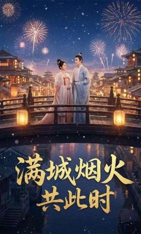 短剧《满城烟火共此时》海报