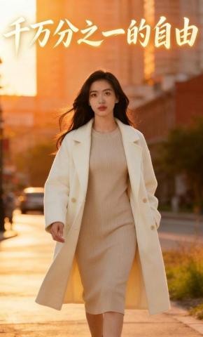 短剧《千万分之一的自由》海报