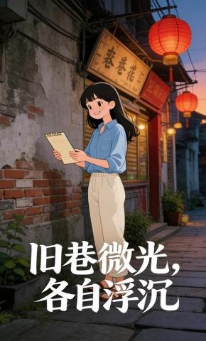 短剧《旧巷微光，各自浮沉》海报