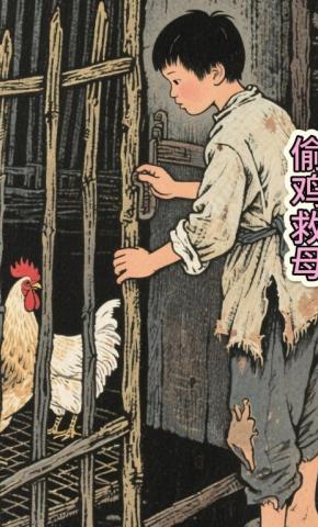 短剧《偷鸡救母》海报