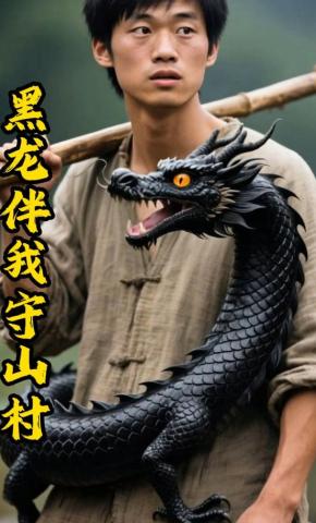 短剧《黑龙伴我守山村》海报