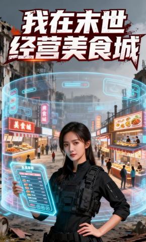 短剧《我在末世经营美食城》海报