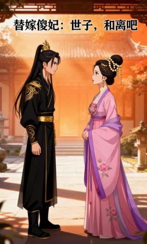 短剧《替嫁傻妃：世子，和离吧》海报