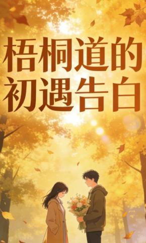 短剧《梧桐道的初遇告白》海报