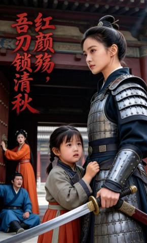 短剧《红颜殇，吾刃锁清秋》海报
