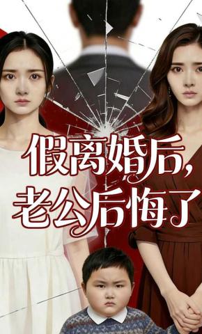 短剧《假离婚后，老公后悔了》海报