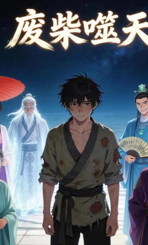 短剧《废柴噬天》海报