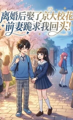 短剧《离婚后娶了京大校花，前妻跪求我回头！》海报