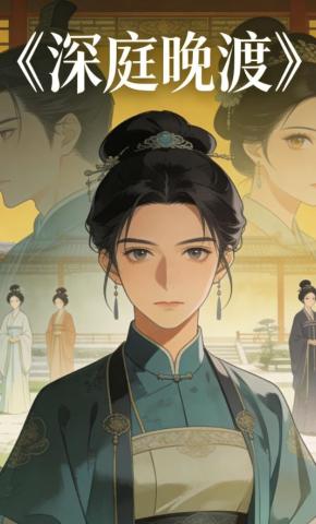 短剧《深庭晚渡》海报