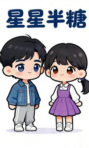 短剧《星星半糖》海报