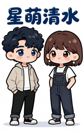 短剧《星萌清水》海报