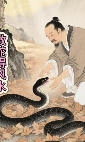 短剧《救蛇得风水》海报