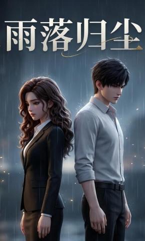 短剧《雨落归尘》海报