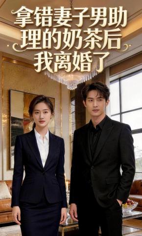 短剧《拿错妻子男助理的奶茶后，我离婚了》海报