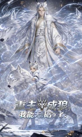 短剧《重生成狼，我能无限强化》海报