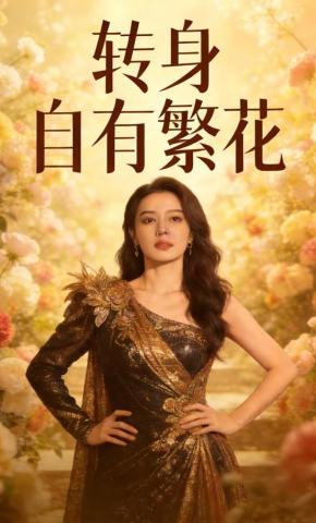 短剧《转身自有繁花》海报