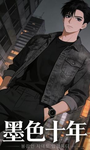 短剧《墨色十年》海报