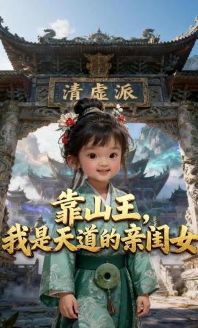 短剧《靠山王，我是天道的亲闺女》海报