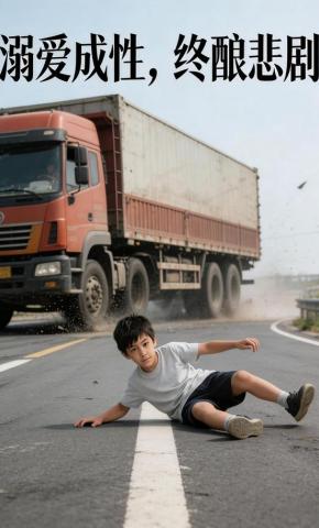 短剧《溺爱成性，终酿悲剧》海报