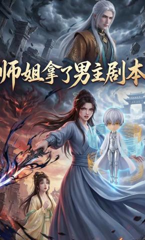 短剧《师姐拿了男主剧本》海报