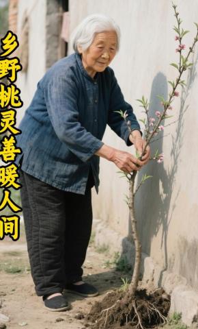 短剧《乡野桃灵善暖人间》海报