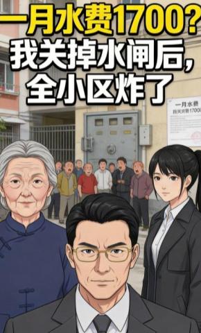 短剧《一月水费1700我关掉水闸后，全小区炸了》海报