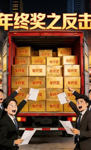 短剧《年终奖之反击》海报