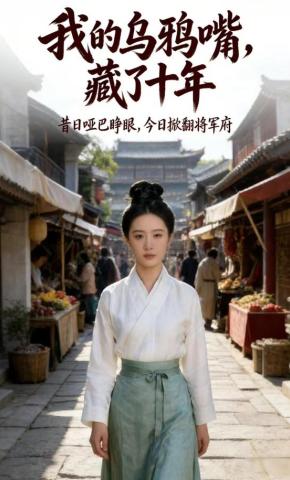 短剧《我的乌鸦嘴，藏了十年》海报