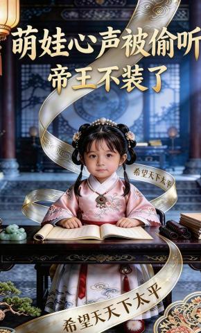 短剧《萌娃心声被偷听，帝王不装了》海报