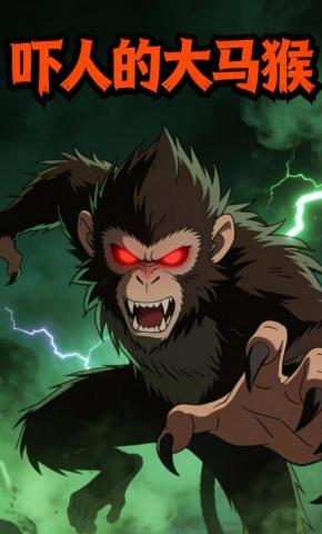 短剧《吓人的大马猴》海报