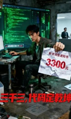 短剧《三千三，代码定乾坤》海报